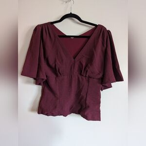 Large Burgundy Viva Top